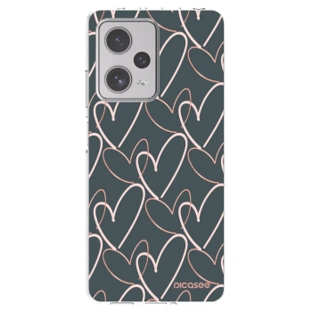 Picasee silikonski prozorni ovitek za Xiaomi Redmi Note 12 Pro+ 5G - Lots of love