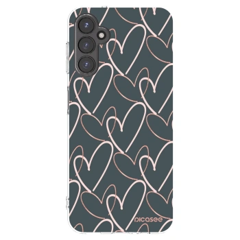 Picasee silikonski prozorni ovitek za Samsung Galaxy A14 4G A145R - Lots of love
