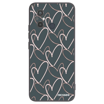 Picasee silikonski črni ovitek za Xiaomi Redmi 12C - Lots of love