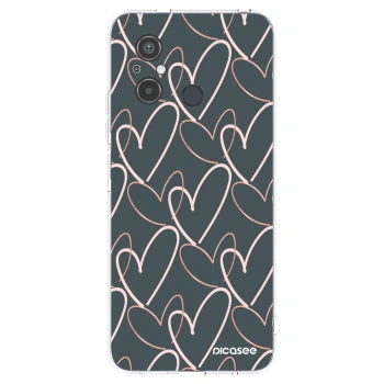 Picasee silikonski prozorni ovitek za Xiaomi Redmi 12C - Lots of love