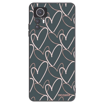 Picasee silikonski črni ovitek za Xiaomi Redmi Note 12S - Lots of love