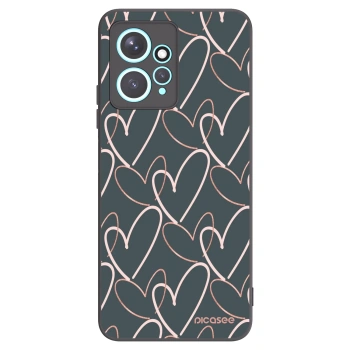 Picasee silikonski črni ovitek za Xiaomi Redmi Note 12 4G - Lots of love
