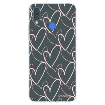 Picasee silikonski prozorni ovitek za Huawei Nova 3 - Lots of love