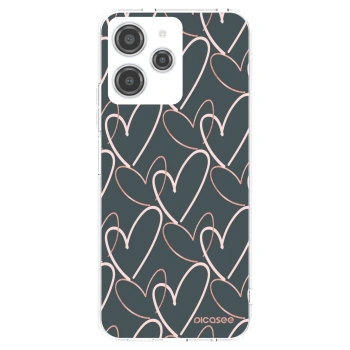 Picasee silikonski prozorni ovitek za Xiaomi Redmi 12 4G - Lots of love