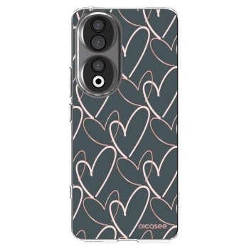 Picasee silikonski prozorni ovitek za Honor 90 5G - Lots of love