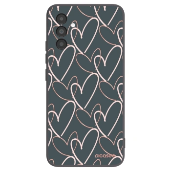 Picasee silikonski črni ovitek za Samsung Galaxy A04s A047F - Lots of love
