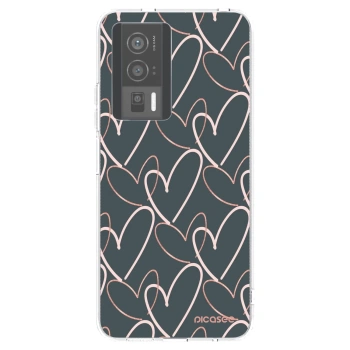 Picasee silikonski prozorni ovitek za Xiaomi Poco F5 Pro 5G - Lots of love