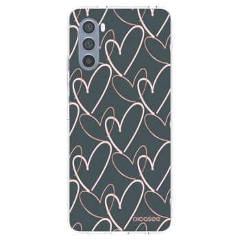 Picasee silikonski prozorni ovitek za Motorola Moto G62 - Lots of love
