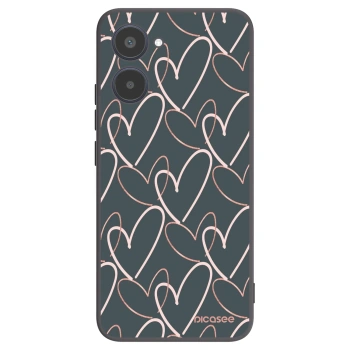 Picasee silikonski črni ovitek za Realme 10 4G - Lots of love