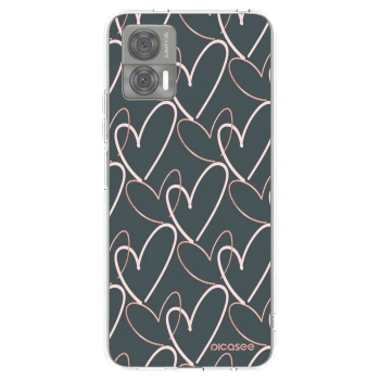 Picasee silikonski prozorni ovitek za Motorola Edge 30 Neo - Lots of love