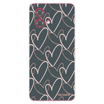 Picasee silikonski prozorni ovitek za Motorola Moto G84 5G - Lots of love