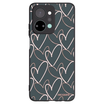 Picasee silikonski črni ovitek za Honor X7a - Lots of love