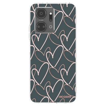 Picasee silikonski prozorni ovitek za Honor X7a - Lots of love