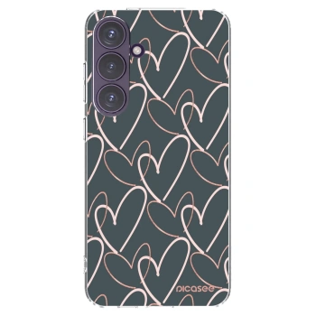Picasee silikonski prozorni ovitek za Samsung Galaxy S24+ S926B 5G - Lots of love