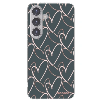 Picasee silikonski prozorni ovitek za Samsung Galaxy S24 S921B 5G - Lots of love