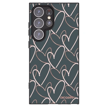 Picasee silikonski črni ovitek za Samsung Galaxy S24 Ultra S928B 5G - Lots of love