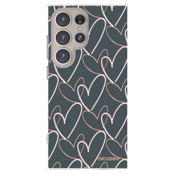 Picasee silikonski prozorni ovitek za Samsung Galaxy S24 Ultra S928B 5G - Lots of love