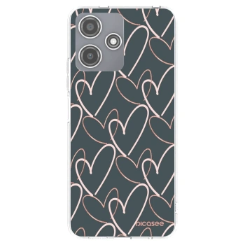 Picasee silikonski prozorni ovitek za Xiaomi Redmi 12 5G - Lots of love