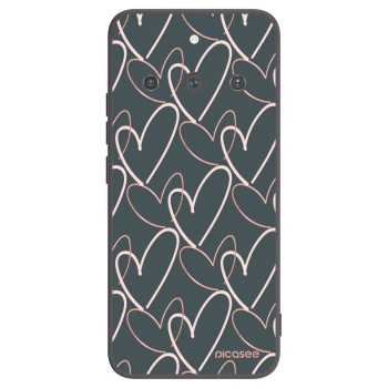 Picasee silikonski črni ovitek za Realme 11 Pro+ - Lots of love