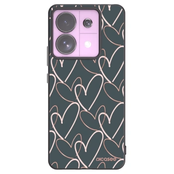 Picasee silikonski črni ovitek za Xiaomi Redmi Note 13 Pro 5G - Lots of love