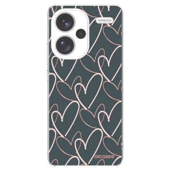 Picasee silikonski prozorni ovitek za Xiaomi Redmi Note 13 Pro+ 5G - Lots of love