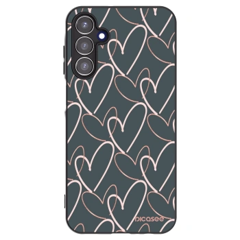 Picasee silikonski črni ovitek za Samsung Galaxy A15 A156B 5G - Lots of love