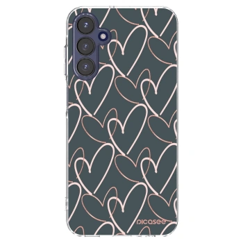 Picasee silikonski prozorni ovitek za Samsung Galaxy A15 A155F 4G - Lots of love
