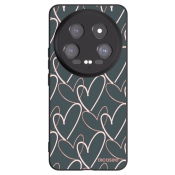 Picasee silikonski črni ovitek za Xiaomi 14 Ultra - Lots of love