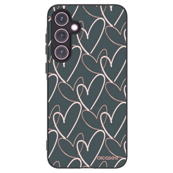 Picasee silikonski črni ovitek za Samsung Galaxy A35 5G A356B - Lots of love