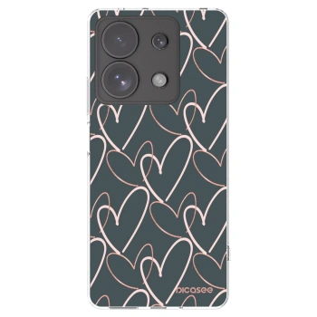 Picasee silikonski prozorni ovitek za Xiaomi Redmi Note 13 Pro 4G - Lots of love