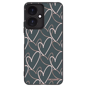 Picasee silikonski črni ovitek za Xiaomi Redmi 13C 5G - Lots of love