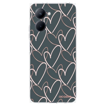 Picasee silikonski prozorni ovitek za Realme C33 (2023) - Lots of love