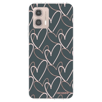 Picasee silikonski prozorni ovitek za Motorola Moto G53 5G - Lots of love