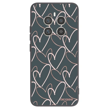 Picasee silikonski črni ovitek za Realme 12 Pro 5G - Lots of love