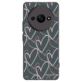 Picasee silikonski črni ovitek za Xiaomi Redmi A3 - Lots of love