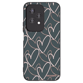 Picasee silikonski črni ovitek za Honor 200 Lite - Lots of love