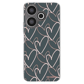 Picasee silikonski prozorni ovitek za Xiaomi Redmi 13 4G - Lots of love