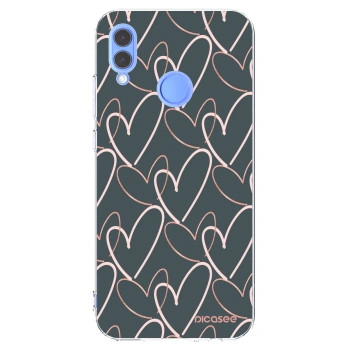 Picasee silikonski prozorni ovitek za Honor 10 Lite - Lots of love