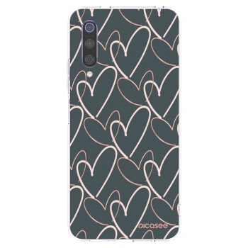 Picasee silikonski prozorni ovitek za Xiaomi Mi 9 - Lots of love