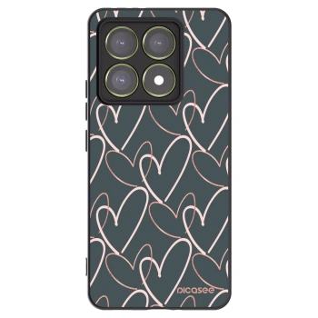 Picasee silikonski črni ovitek za Xiaomi 14T - Lots of love