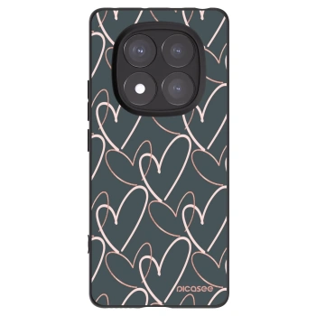 Picasee silikonski črni ovitek za Xiaomi Redmi Note 14 Pro 5G - Lots of love
