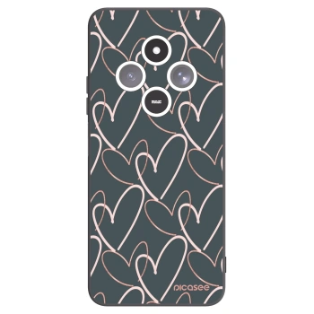Picasee silikonski črni ovitek za Xiaomi Redmi 14C - Lots of love