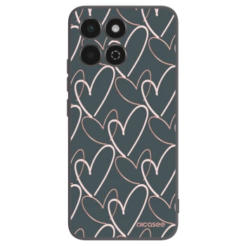 Picasee silikonski črni ovitek za Honor 200 Smart 5G - Lots of love