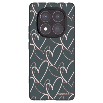 Picasee silikonski črni ovitek za Xiaomi Redmi Note 14 Pro 4G - Lots of love