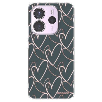 Picasee silikonski prozorni ovitek za Xiaomi Redmi Note 14 4G - Lots of love
