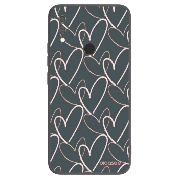 Picasee silikonski črni ovitek za Xiaomi Redmi Note 7 - Lots of love