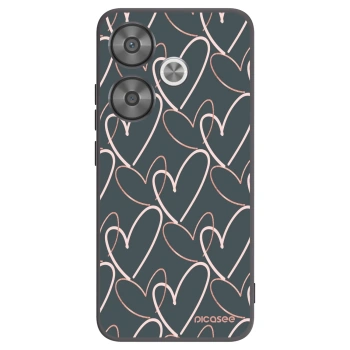 Picasee silikonski črni ovitek za Xiaomi Poco F6 - Lots of love