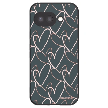 Picasee silikonski črni ovitek za Google Pixel 9a - Lots of love