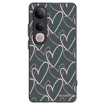 Picasee silikonski črni ovitek za Vivo V50 Lite 5G - Lots of love