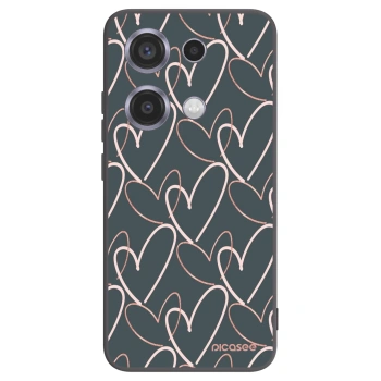 Picasee silikonski črni ovitek za Xiaomi Redmi Note 14S - Lots of love